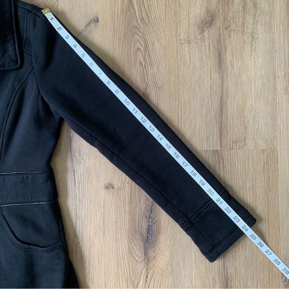 Apt. 9 Black Button Down Pea Coat Jacket Women’s Size Small - Picture 16 of 16